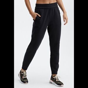 Fabletics Eco Conscious Slim Sweatpants Black